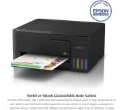 EPSON EcoTank L3350 A4 MÜREKKEP TANKLI KABLOSUZ MFP YAZICI C11CL62413